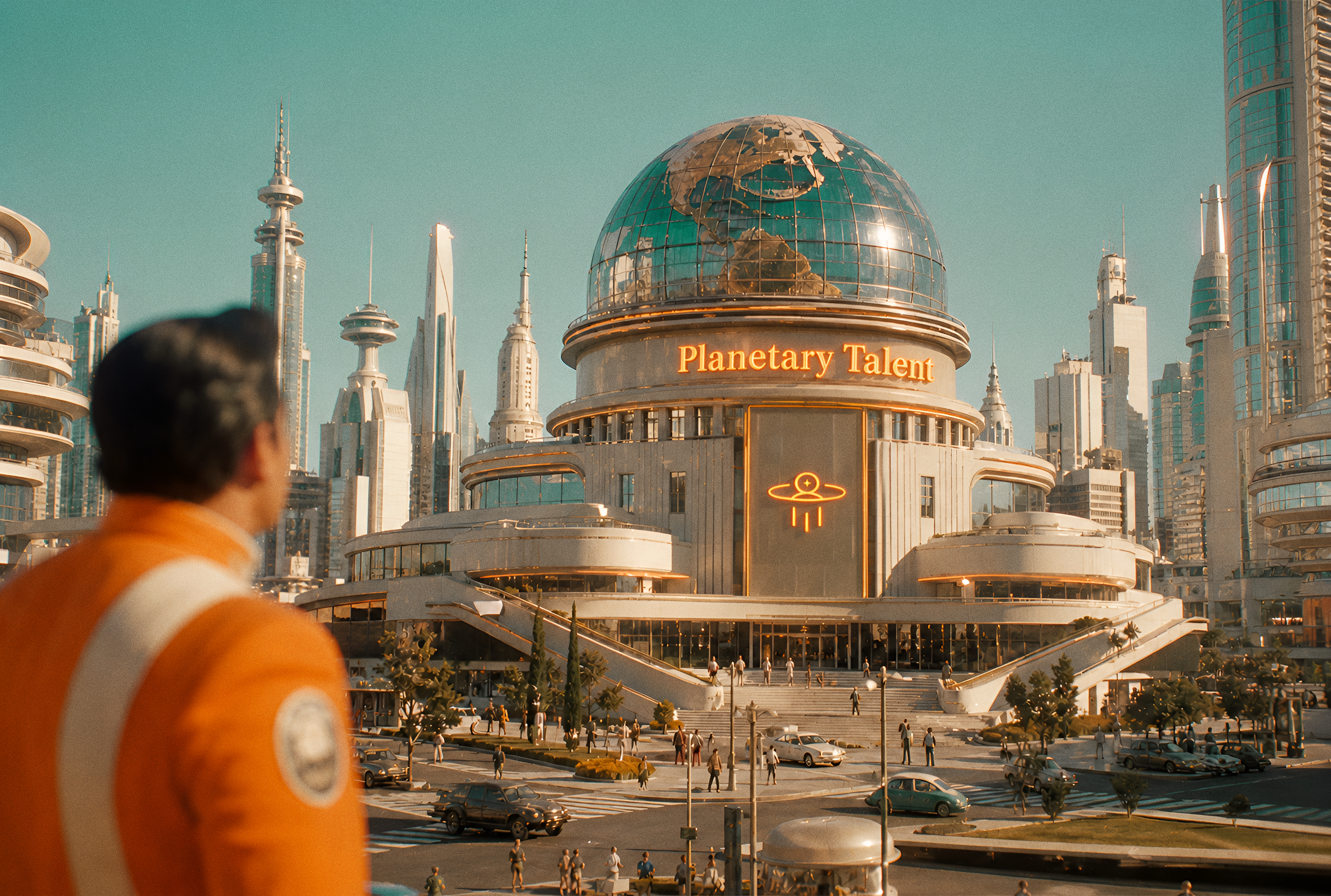 Planetary Talent headquarters in Planetary City